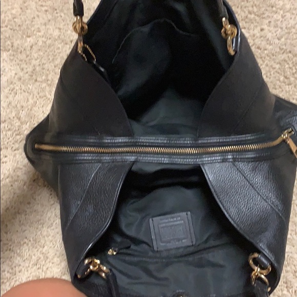 Large leather Coach purse - Picture 7 of 7